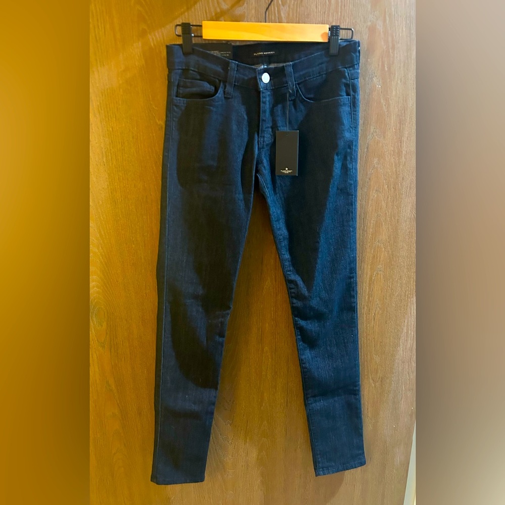 Flying Monkey Dark Blue Skinny Denim Jeans - Size 26 - NEW